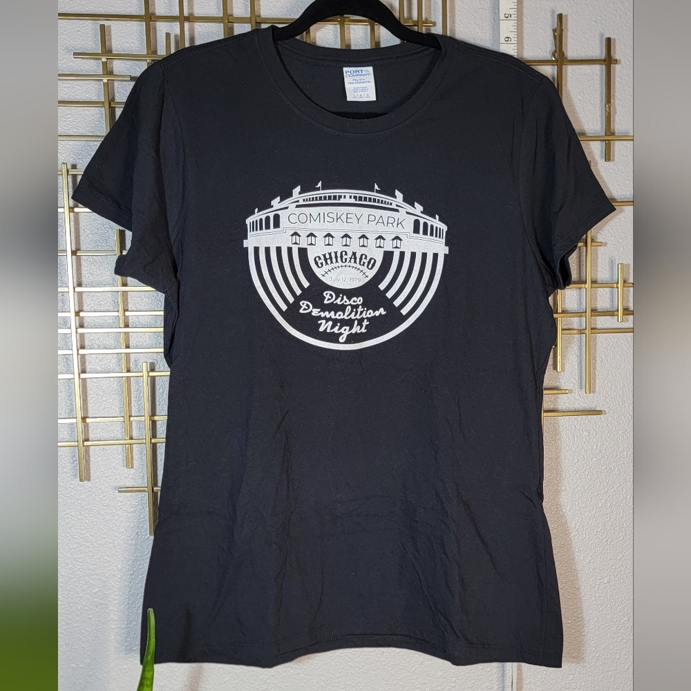 Disco Demolition Night Comiskey Park Shirt size Large